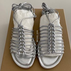 Michael Kors Collection wrap sandals NIB SZ38